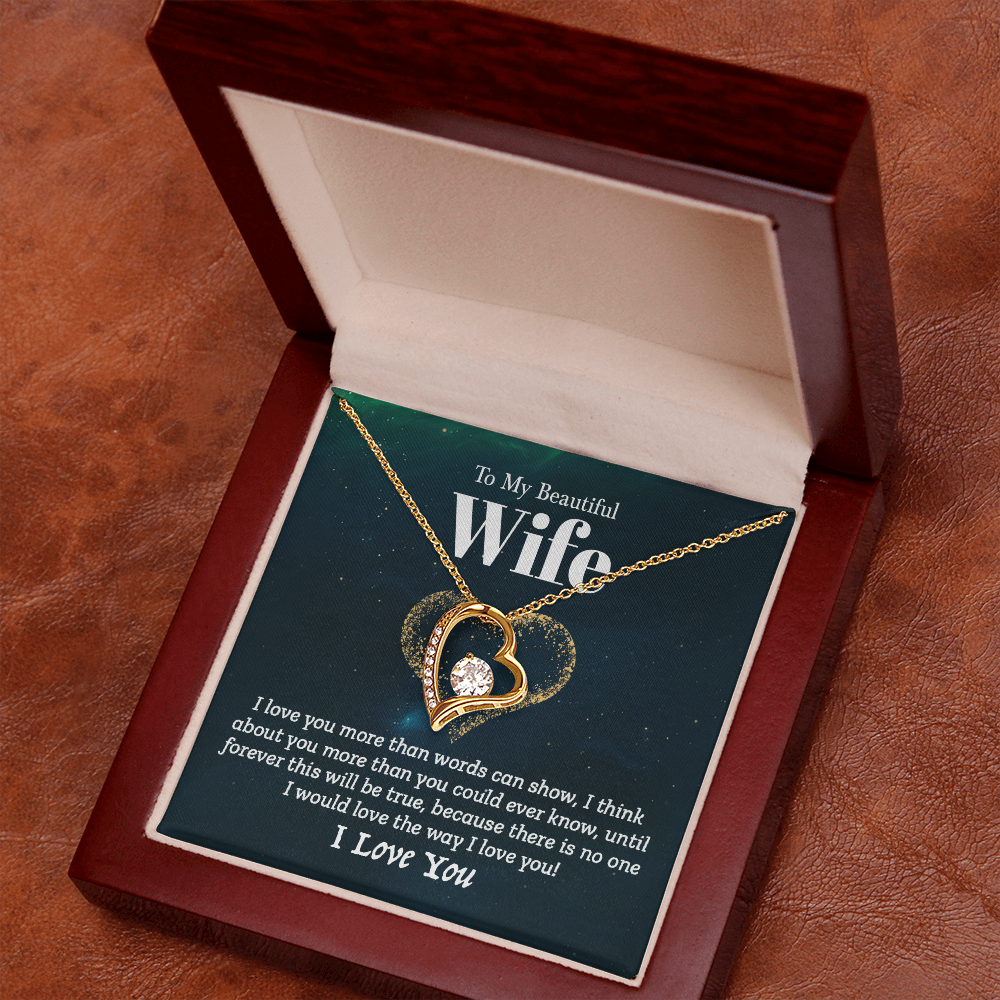 To My Wife - I Love You (Forever Love Necklace Set)