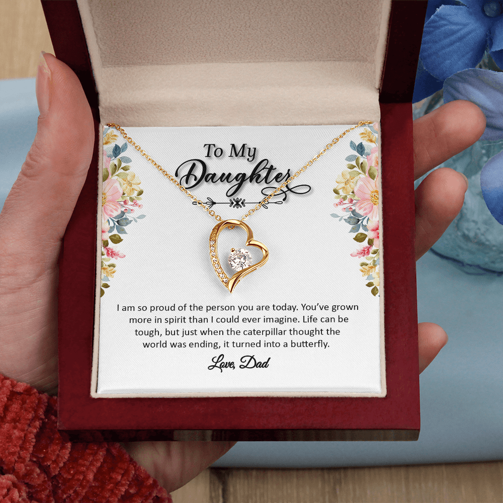 To My Daughter - Love, Dad (Beautiful Necklace Set)