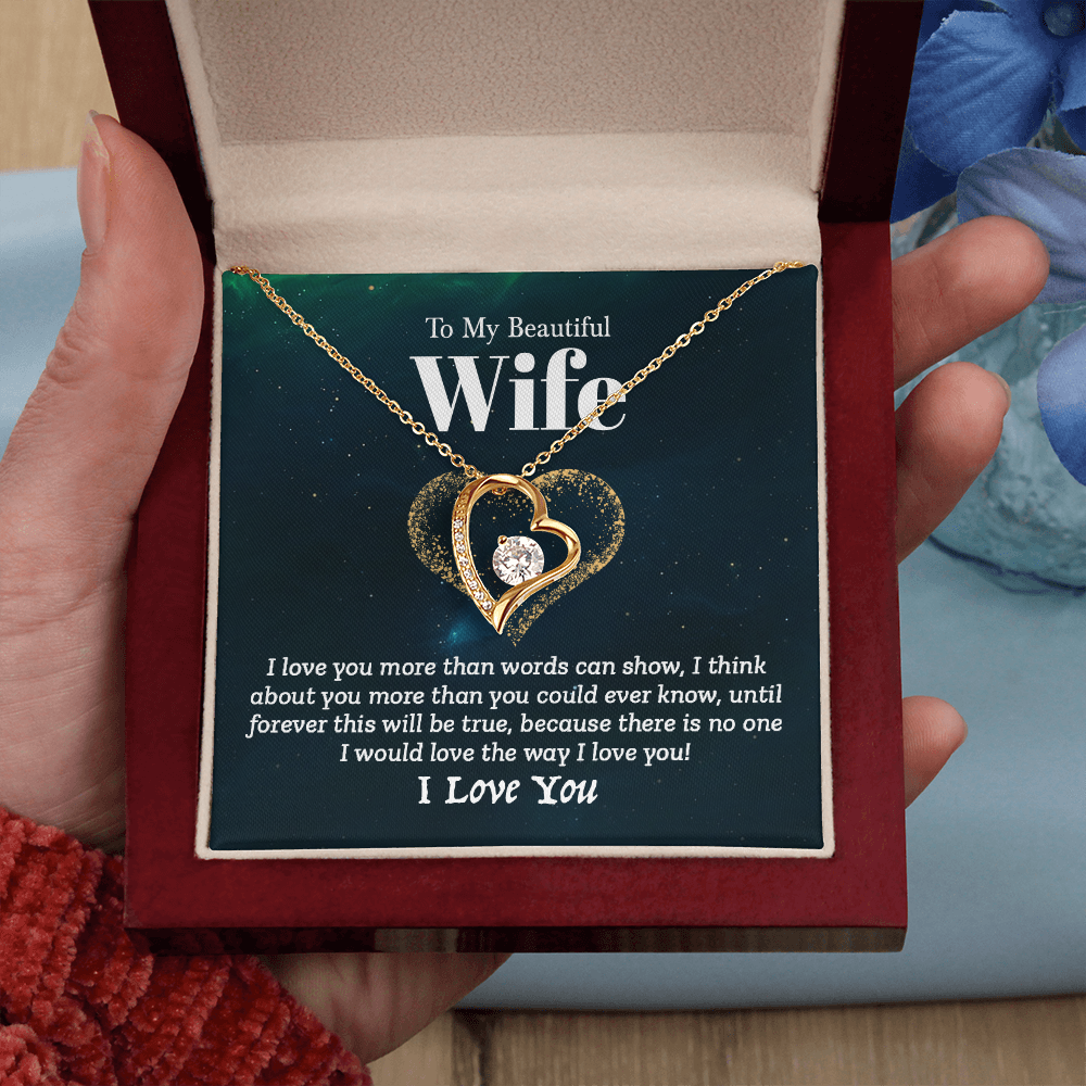 To My Wife - I Love You (Forever Love Necklace Set)