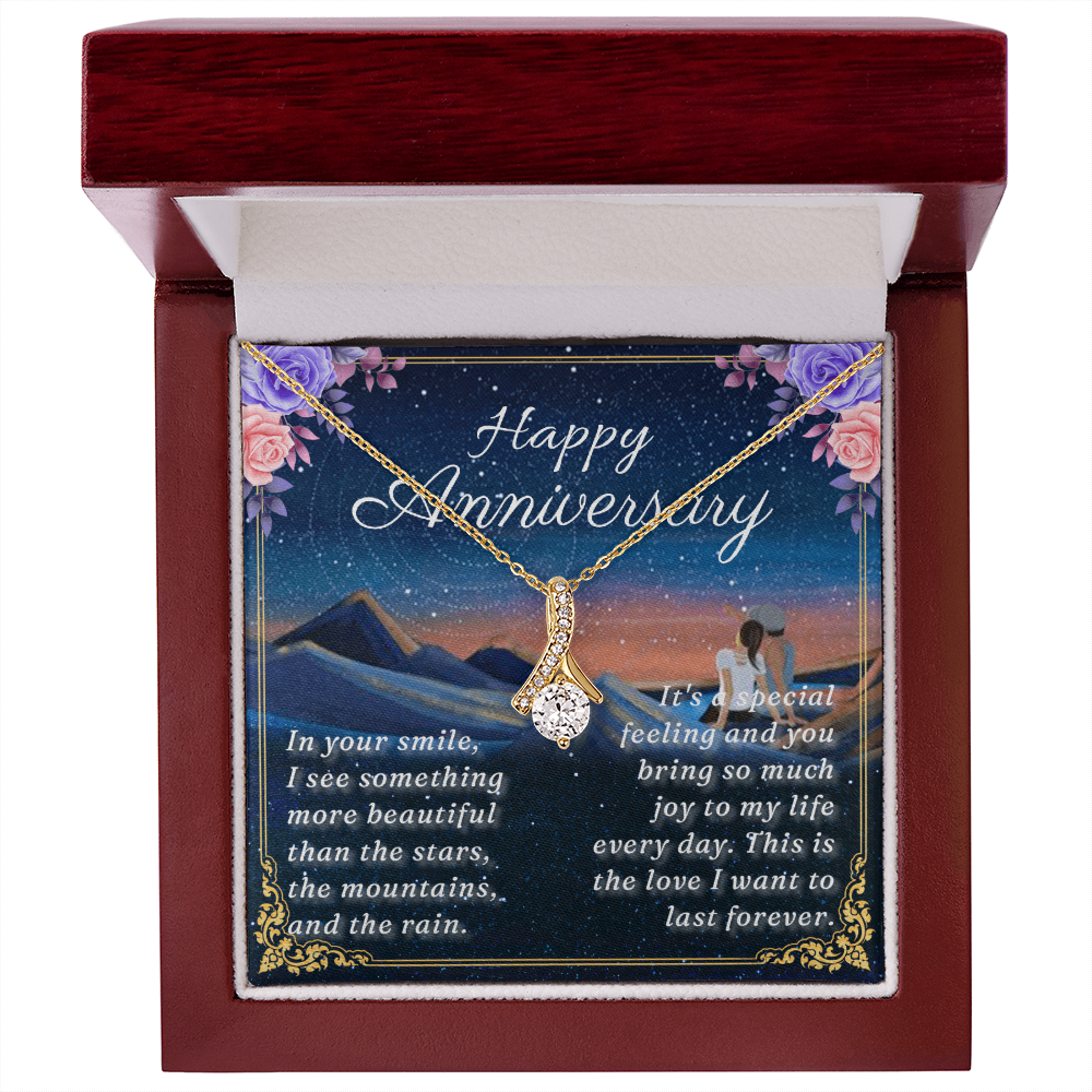 Happy Anniversary - Alluring Beauty Necklace (Sitting on the Sand)