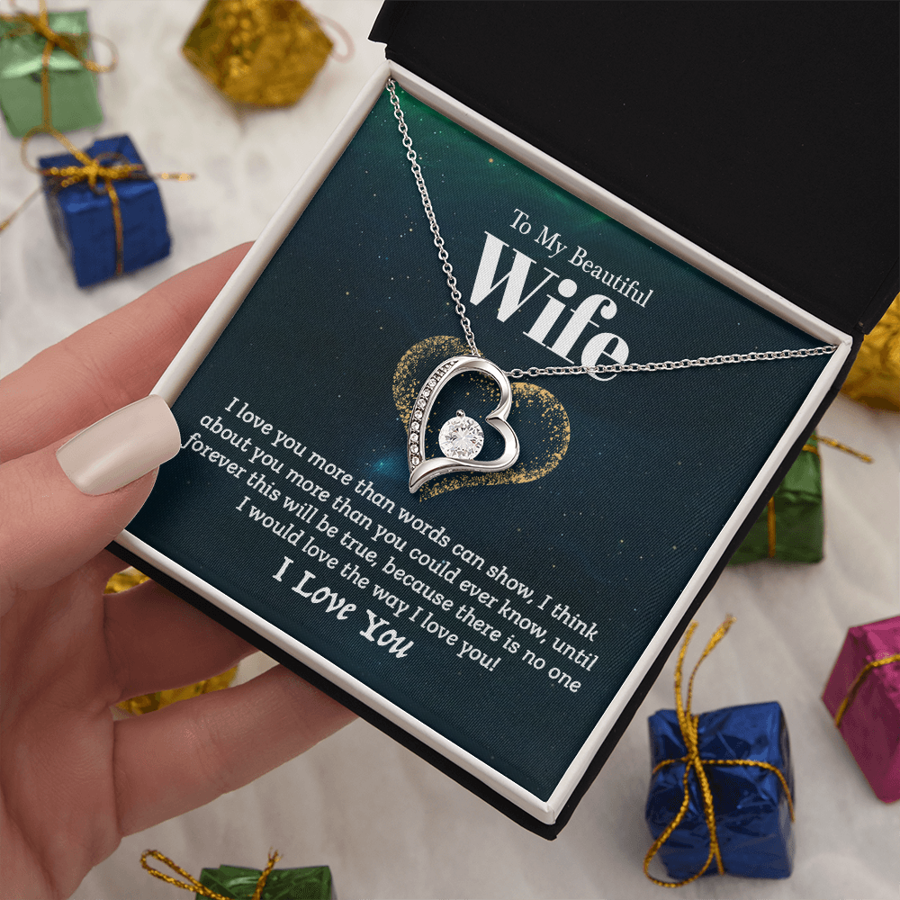To My Wife - I Love You (Forever Love Necklace Set)