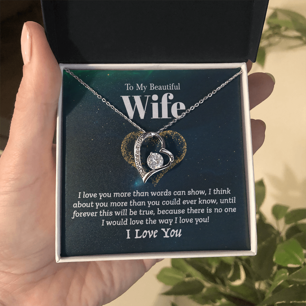To My Wife - I Love You (Forever Love Necklace Set)
