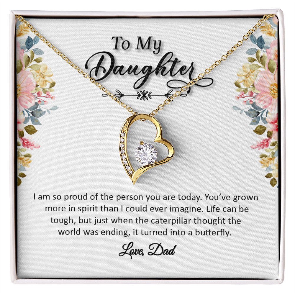 To My Daughter - Love, Dad (Beautiful Necklace Set)