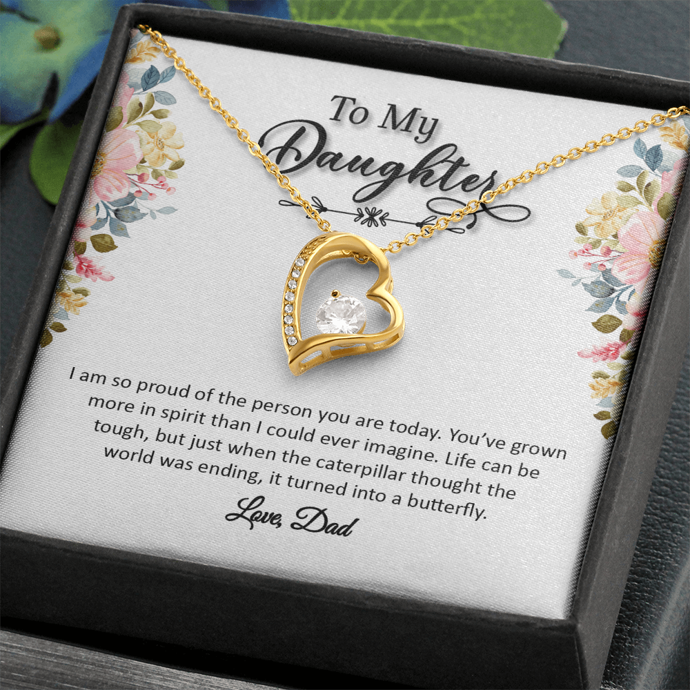 To My Daughter - Love, Dad (Beautiful Necklace Set)
