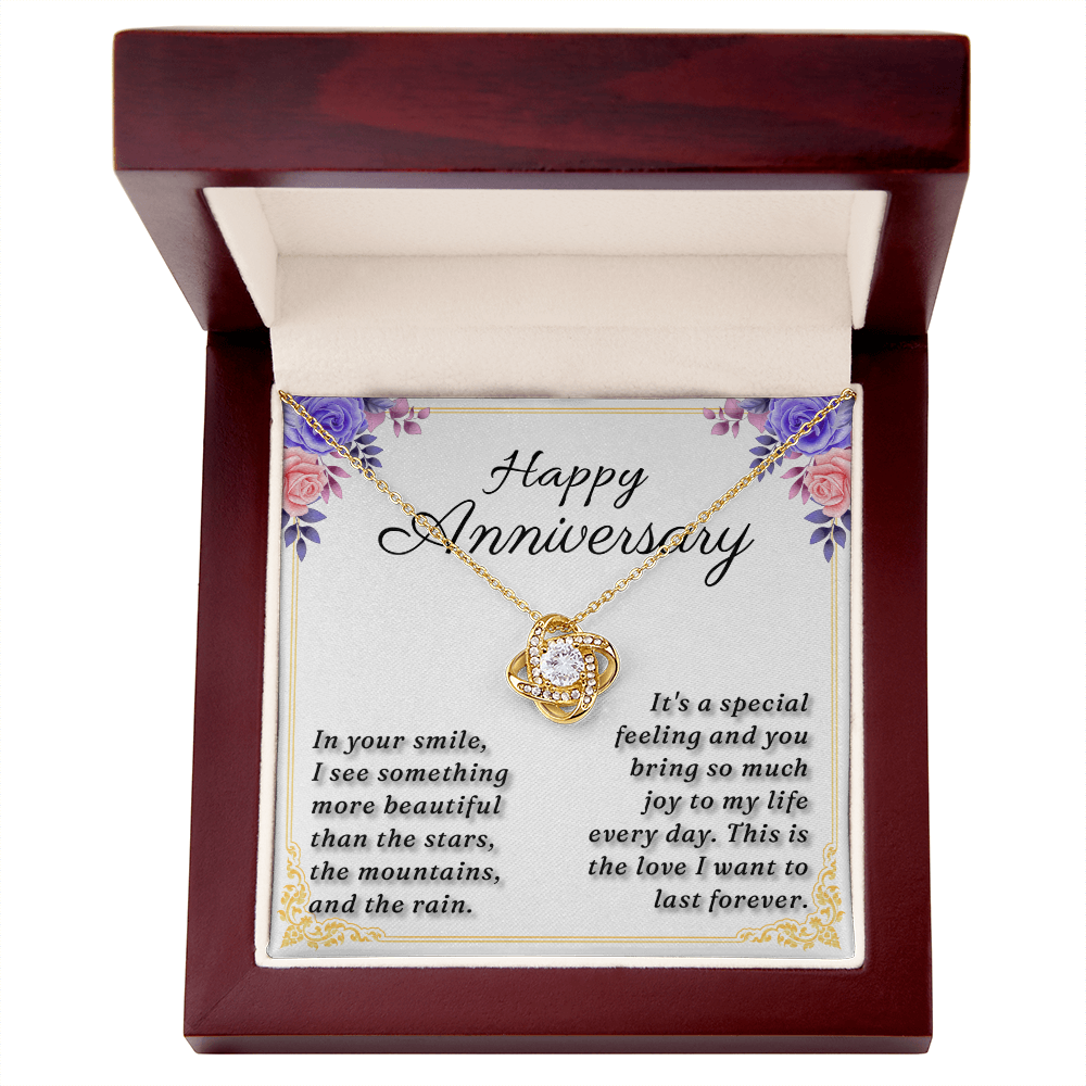 Happy Anniversary - Love Knot Necklace
