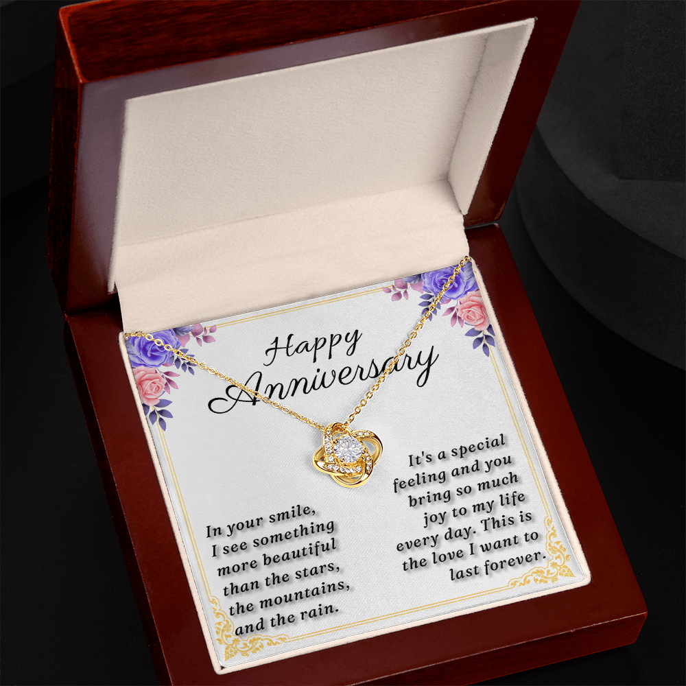 Happy Anniversary - Love Knot Necklace