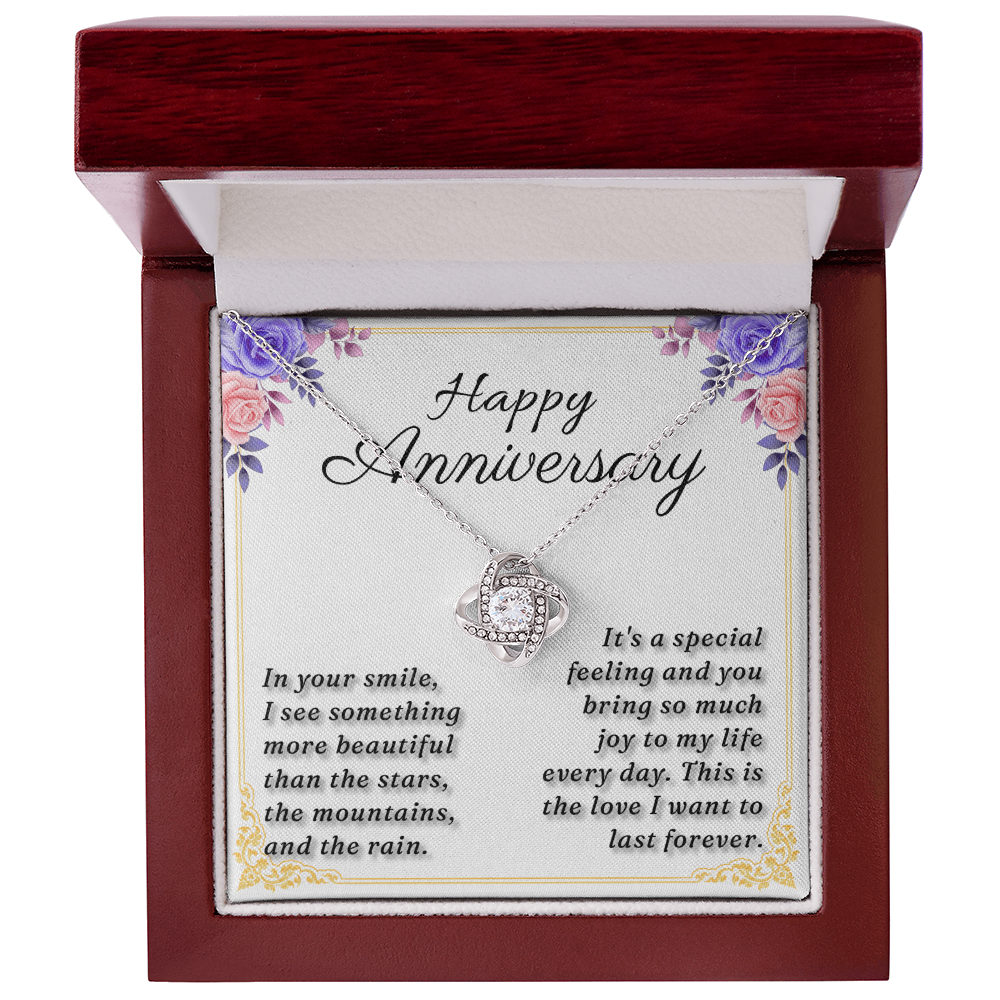 Happy Anniversary - Love Knot Necklace