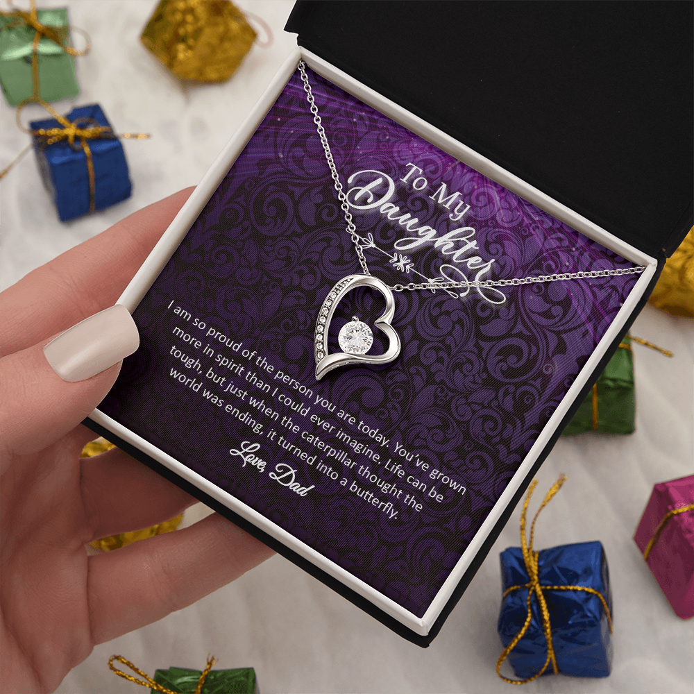 To My Daughter - Love, Dad (Forever Love Necklace Set)