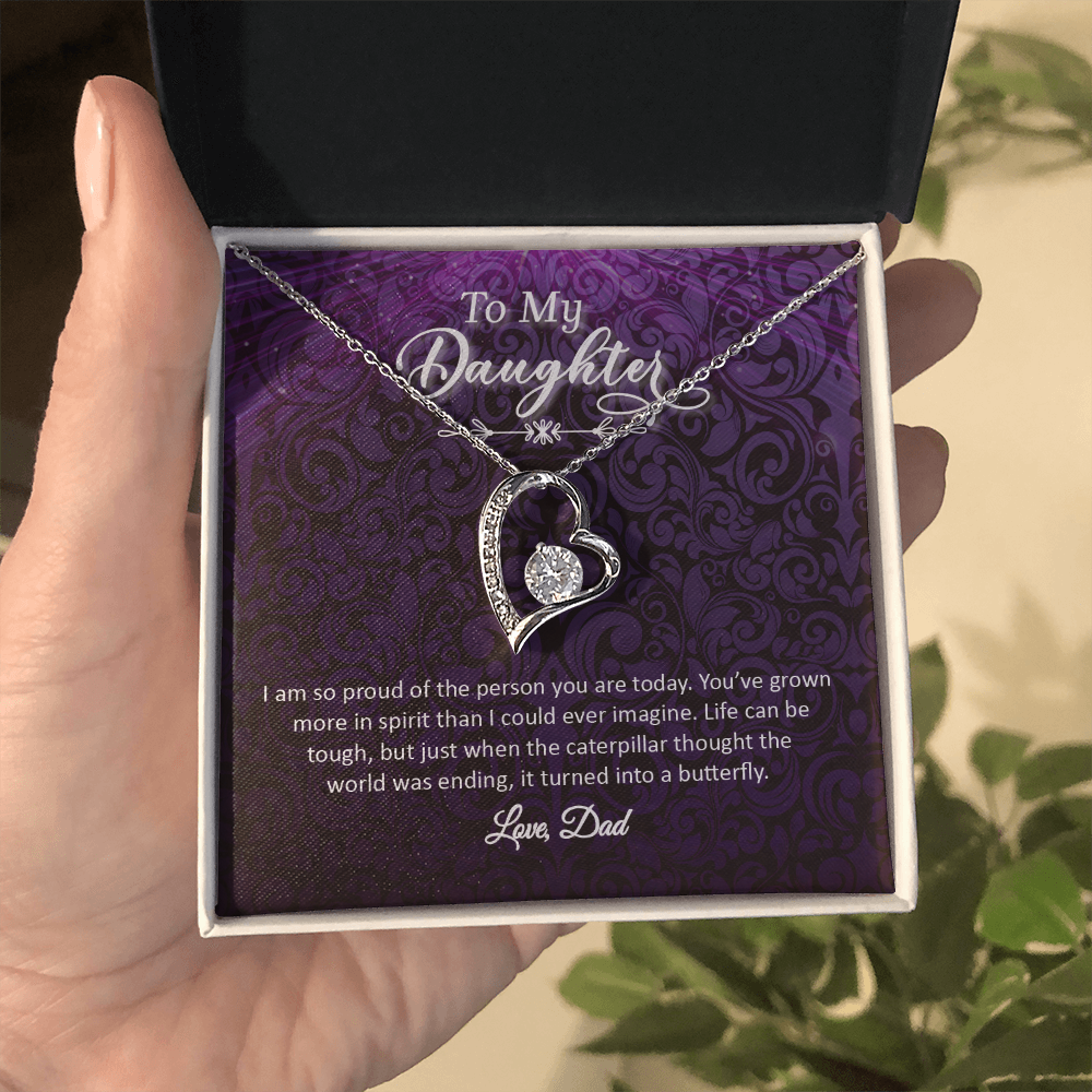 To My Daughter - Love, Dad (Forever Love Necklace Set)