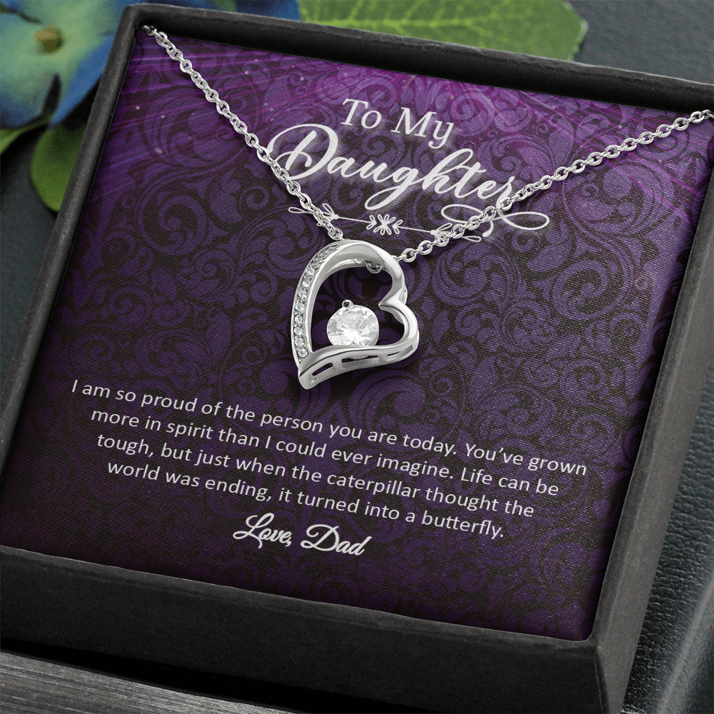To My Daughter - Love, Dad (Forever Love Necklace Set)